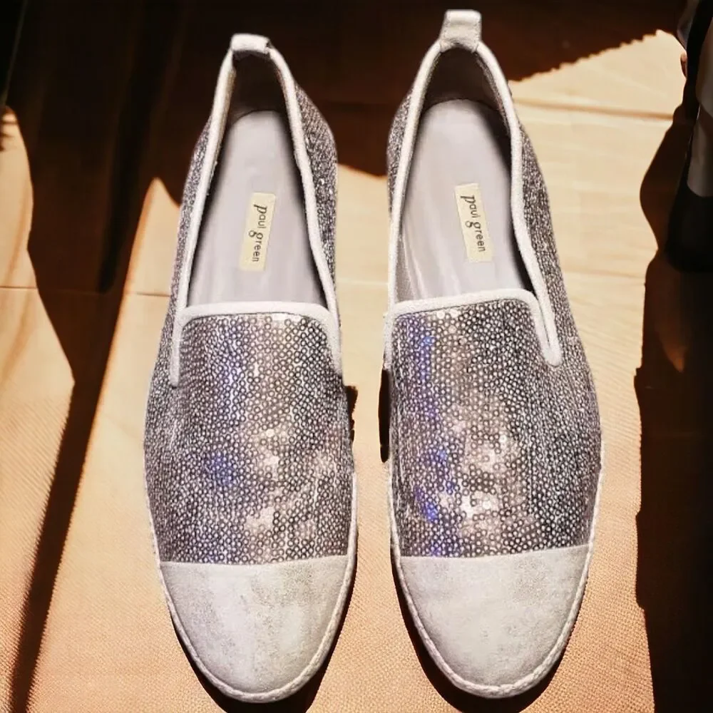 Paul Green Resortwear Coastal Grandma Joaquin Sequin Espadrilles